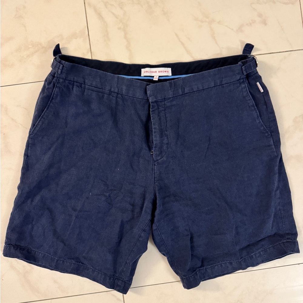 Orlebar Brown Norwich Linen Shorts